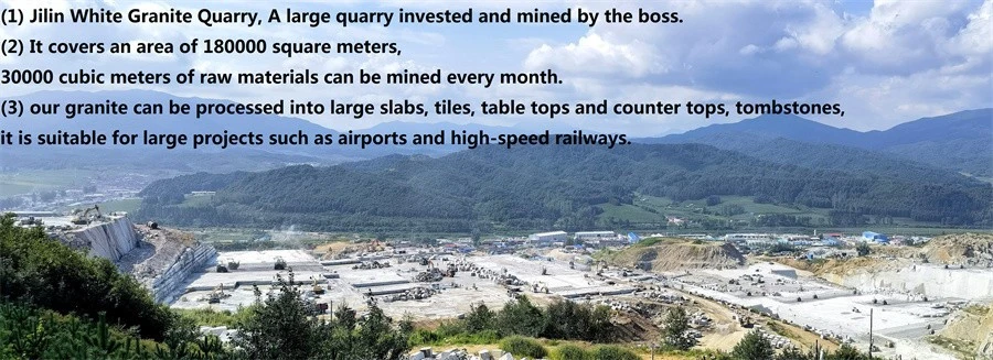 G050 Jilin White Granite quarry G050 Jilin White Granite quarry