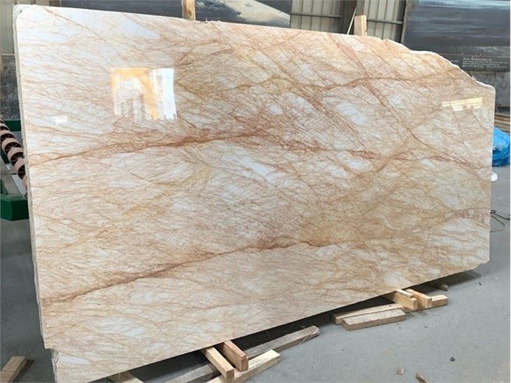 Golden Spider marble slab (6)