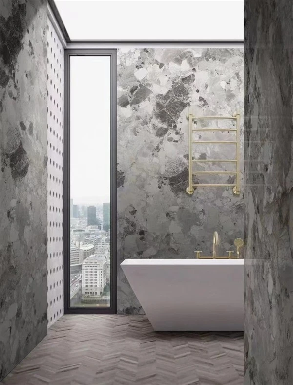 Marble Tiles in Shower