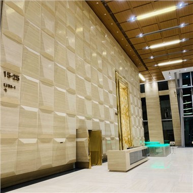 Ngói Travertine được đánh bóng 24x24