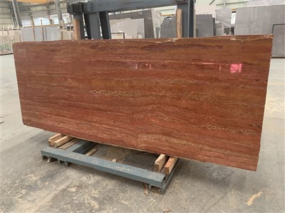 Gạch Travertine đỏ