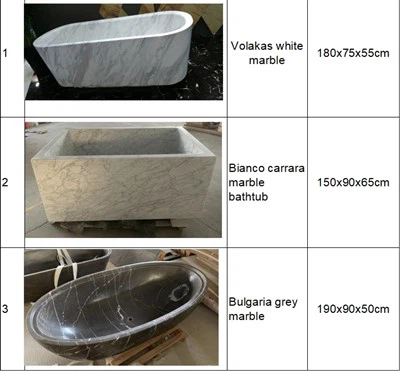 Bồn tắm đá từ Trung Quốc