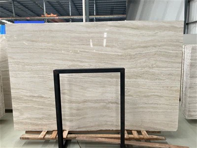 Kết cấu gạch travertine siêu trắng