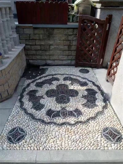 Sỏi trắng trong vườn